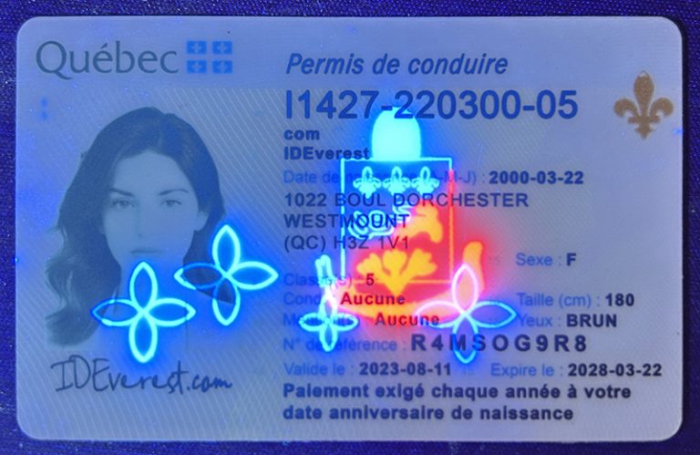 quebec fake id