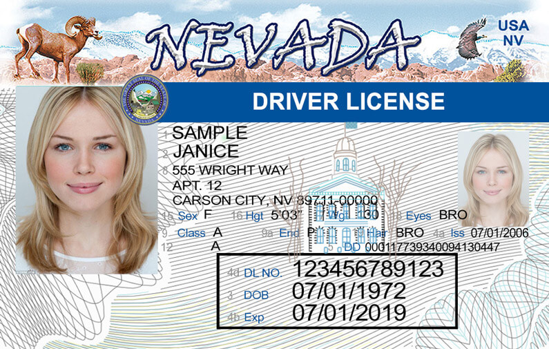 fake nevada id